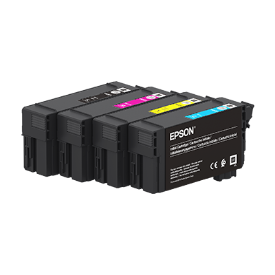 EPSON Tinte 4 Farben  26ml / 50ml / 80ml SureColor SC-T2100/T3100/T5100