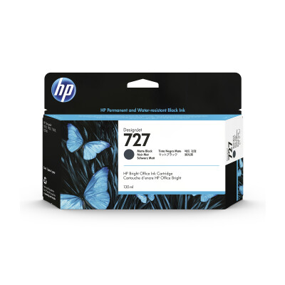 HP 727 Original Tinte matt schwarz Standardkapazität 130ml 1er-Pack