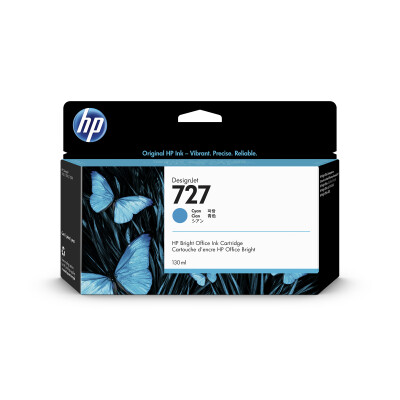 HP 727 Original Tinte cyan Standardkapazität 130ml 1er-Pack